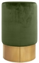 Casa Padrino Luxus Barhocker Moosgr�n / Gold  46 x H. 76 cm - Barm�bel 