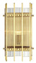 Casa Padrino Luxus Wandleuchte Gold 23 x 12 x H. 42 cm - Hotel Restaurant Wandlampe