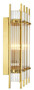 Casa Padrino Luxus Wandleuchte Gold 23 x 12 x H. 42 cm - Hotel Restaurant Wandlampe