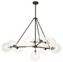 Casa Padrino Luxus Halogen Kronleuchter Bronze  140 x H. 90 cm - Luxus M�bel