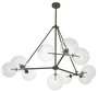Casa Padrino Luxus Halogen Kronleuchter Bronze  140 x H. 90 cm - Luxus M�bel