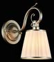 Casa Padrino Jugendstil Wandlampe Silbergold / Wei� 14 x 24 x H. 27 cm - Art Deko M�bel
