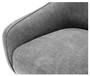 Casa Padrino Drehsessel Grau / Silber 76 x 80 x H. 82 cm - Luxus M�bel