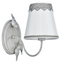 Casa Padrino Jugendstil Wandleuchte / Wandlampe Antik Grau 16 x 28 x H. 26 cm - Barock & Jugendstil M�bel