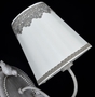 Casa Padrino Jugendstil Wandleuchte / Wandlampe Antik Grau 16 x 28 x H. 26 cm - Barock & Jugendstil M�bel