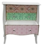Casa Padrino Landhausstil Kommode Antik Wei� / Mehrfarbig 75 x 38 x H. 76 cm - Shabby Chic M�bel