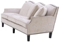 Casa Padrino Luxus Wohnzimmer Sofa Creme / Schwarz 220 x 98 x H. 90 cm - Limited Edition