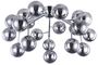 Casa Padrino Wohnzimmer Deckenleuchte Silber  75 x H. 25 cm - Deckenlampe mit kugelf�rmigen Lampenschirmen