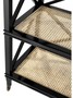 Casa Padrino Luxus Konsole Schwarz / Naturfarben 124 x 47 x H. 96 cm - Limited Edition