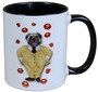 Harald Gl��ckler Pomp��s Tasse Hund mit goldenem Anzug - designed by Harald Gl��ckler
