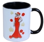 Harald Glckler Pomps Tasse Hund mit rotem Abendkleid - designed by Harald Glckler