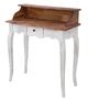 Casa Padrino Landhausstil Schreibtisch Antik Wei� / Natur 80 x 40 x H. 92 cm - Schreibtisch im Shabby Chic Look