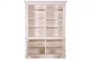 Casa Padrino Landhausstil Wandschrank Antik Wei�  160 x 48 x H. 215 cm - Landhausstil M�bel - B�cherregal 