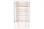 Casa Padrino Landhausstil Vitrinenschrank Antik Wei� 110 x 45 x H. 190 cm - Handgefertigte Shabby Chic Vitrine 