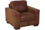 Casa Padrino Luxus Echtleder Sessel Braun 92 x H. 93 cm - Chesterfield M�bel