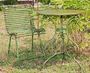 Casa Padrino Jugendstil Gartentisch & Gartenstuhl - verschiedene Farben - Gartenm�bel Set im Jugendstil