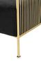 Casa Padrino Luxus Sessel Schwarz / Gold 69 x 77 x H. 78 cm - Designer Hotel M�bel