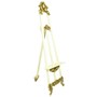 Casa Padrino Barock Schild St�nder in Creme/Gold - Hotel, Cafe, Restaurant, Ladeneinrichtung, Shop Einrichtung