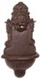 Casa Padrino Jugendstil Gusseisen Wandbrunnen Braun 40,5 x 21,4 cm - Gartenm�bel & Deko 