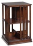 Casa Padrino Luxus Mahagoni B�cherschrank Braun / Gr�n 49 x 49 x H. 80 cm - Luxus Kollektion