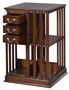Casa Padrino Luxus Mahagoni B�cherschrank Braun / Gr�n 49 x 49 x H. 80 cm - Luxus Kollektion