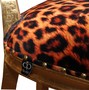 Casa Padrino Barock Luxus Esszimmer Stuhl Leopard / Gold - Designer Stuhl - Hotel & Restaurant M�bel - Luxus Qualit�t