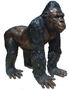 Casa Padrino Luxus Gorilla Bronzefigur Bronze / Schwarz 22 x 30 x H. 39 cm - Luxus Bronze Skulptur