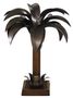 Casa Padrino Luxus Tischleuchte / Tischlampe Palme Braun 60 x 60 x H. 78 cm - Luxus Qualit�t