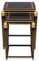 Casa Padrino Luxus Wohnzimmer Beistelltisch Set Schwarz / Gold 45 x 45 x H. 54 cm - Luxus M�bel