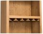 Casa Padrino Landhausstil Barschrank Naturfarben 78 x 41 x H. 210 cm - Landhausstil Weinschrank 