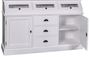 Casa Padrino Landhausstil K�chenschrank / Buffetschrank Wei� 163 x 50 x H. 226 cm - Landhausstil M�bel