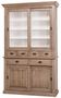 Casa Padrino Landhausstil K�chenschrank Braun / Wei� 142 x 48 x H. 225 cm - 2 Teiliger K�chenschrank mit 4 Schiebet�ren und 6 Schubladen