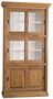 Casa Padrino Landhausstil B�cherschrank Braun / Wei� 110 x 40 x H. 210 cm - Wohnzimmerschrank mit 6 Schiebet�ren