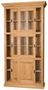 Casa Padrino Landhausstil B�cherschrank Hellbraun 110 x 40 x H. 210 cm - Wohnzimmerschrank mit 6 Schiebet�ren