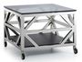Casa Padrino Luxus Couchtisch Silber 65 x 65 x H. 50 cm - Wohnzimmer M�bel  