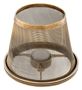 Casa Padrino Luxus Teelichthalter-Lampenschirm Vintage Messing  16 x H. 13,5 cm - Hotel & Restaurant Accessoires