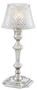 Casa Padrino Glas Teelichthalter-Lampenschirm Clear  15 x H. 12,5 cm - Luxus Accessoires