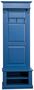 Casa Padrino Landhausstil Garderobe Blau 79 x 41 x H. 210 cm - Landhausstil Garderobenschrank