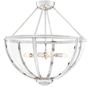 Casa Padrino Luxus Deckenleuchte Silber  60 x H. 55 cm - Hotel & Restaurant Deckenlampe