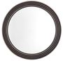 Casa Padrino Spiegel / Konvexspiegel Bronze  35 cm - Luxus Kollektion