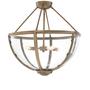 Casa Padrino Luxus Deckenleuchte Antik Messing Gold  60 x H. 55 cm - Hotel & Restaurant Deckenlampe