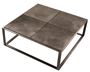 Casa Padrino Luxus Couchtisch / Wohnzimmertisch Rosa-Bronze 100 x 100 x H. 35 cm - Hotel M�bel