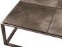 Casa Padrino Luxus Couchtisch / Wohnzimmertisch Rosa-Bronze 100 x 100 x H. 35 cm - Hotel M�bel