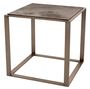Casa Padrino Luxus Beistelltisch Rosa-Bronze 56 x 56 x H. 55,5 cm - Hotel M�bel