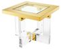 Casa Padrino Wohnzimmer Beistelltisch Gold 60 x 60 x H. 50 cm - Luxus M�bel