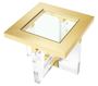 Casa Padrino Wohnzimmer Beistelltisch Gold 60 x 60 x H. 50 cm - Luxus M�bel
