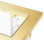 Casa Padrino Wohnzimmer Beistelltisch Gold 60 x 60 x H. 50 cm - Luxus M�bel