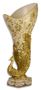 Casa Padrino Jugendstil Vase im Pfau Design Mehrfarbig / Gold 22 x 23,6 x H. 55,9 cm - Barock & Jugendstil Deko 
