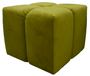 Casa Padrino Luxus Hocker / Sitzhocker Gr�n 60 x 60 x H. 50 cm - Wohnzimmerm�bel
