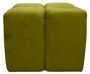 Casa Padrino Luxus Hocker / Sitzhocker Gr�n 60 x 60 x H. 50 cm - Wohnzimmerm�bel